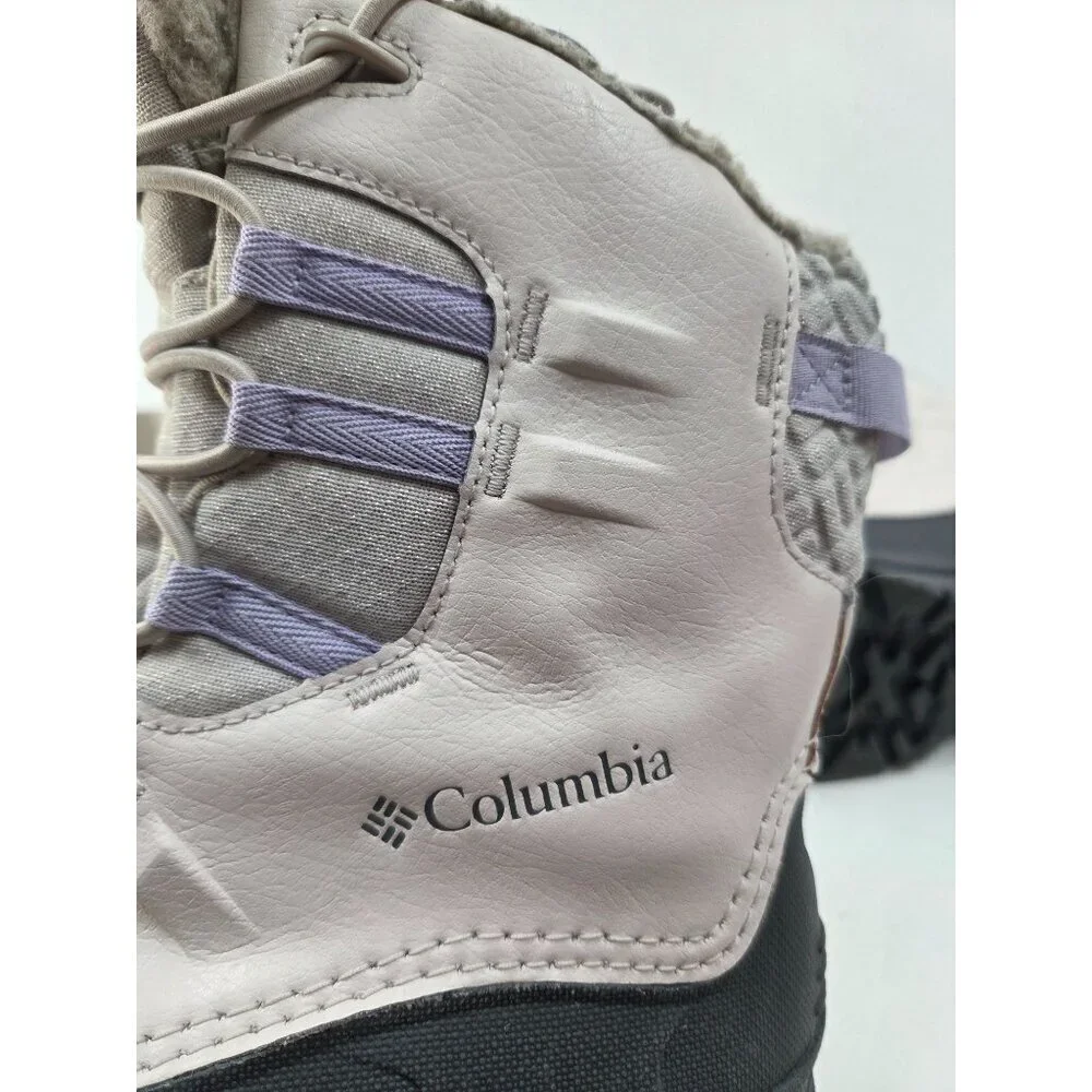 Columbia Big Kids' Bugaboot™ Celsius Boot Lace Up Rubber Sole White Size 5